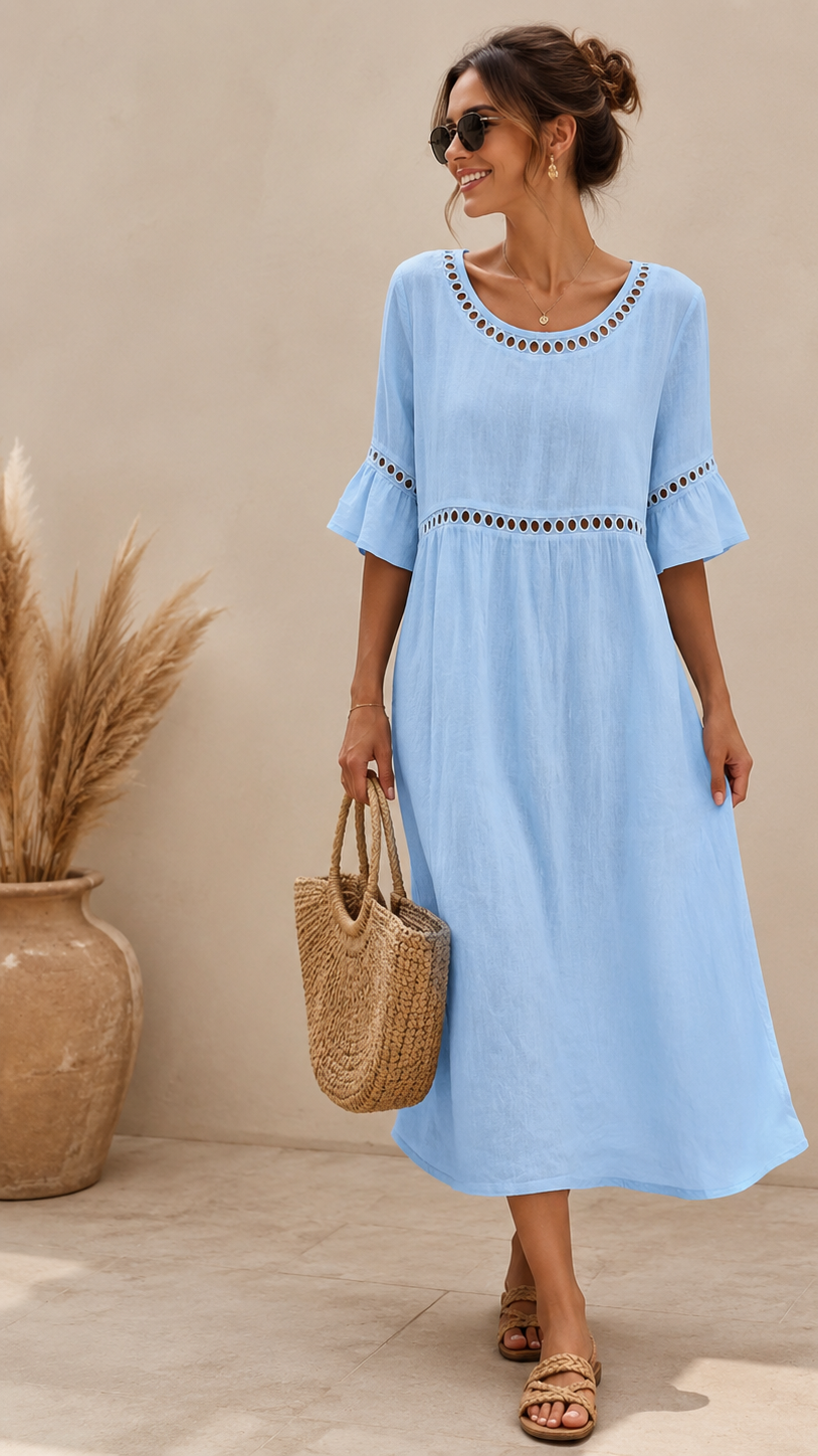 Josefina | Vestido midi calado