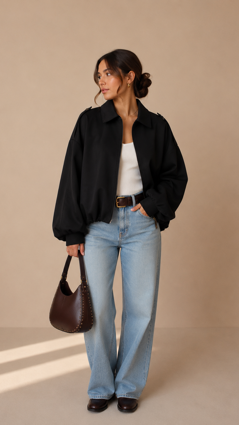 Laura | Chaqueta bomber oversize