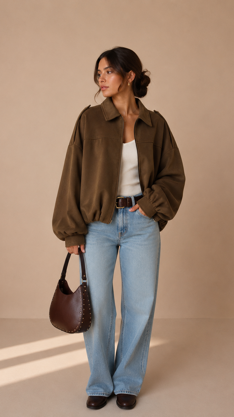 Laura | Chaqueta bomber oversize