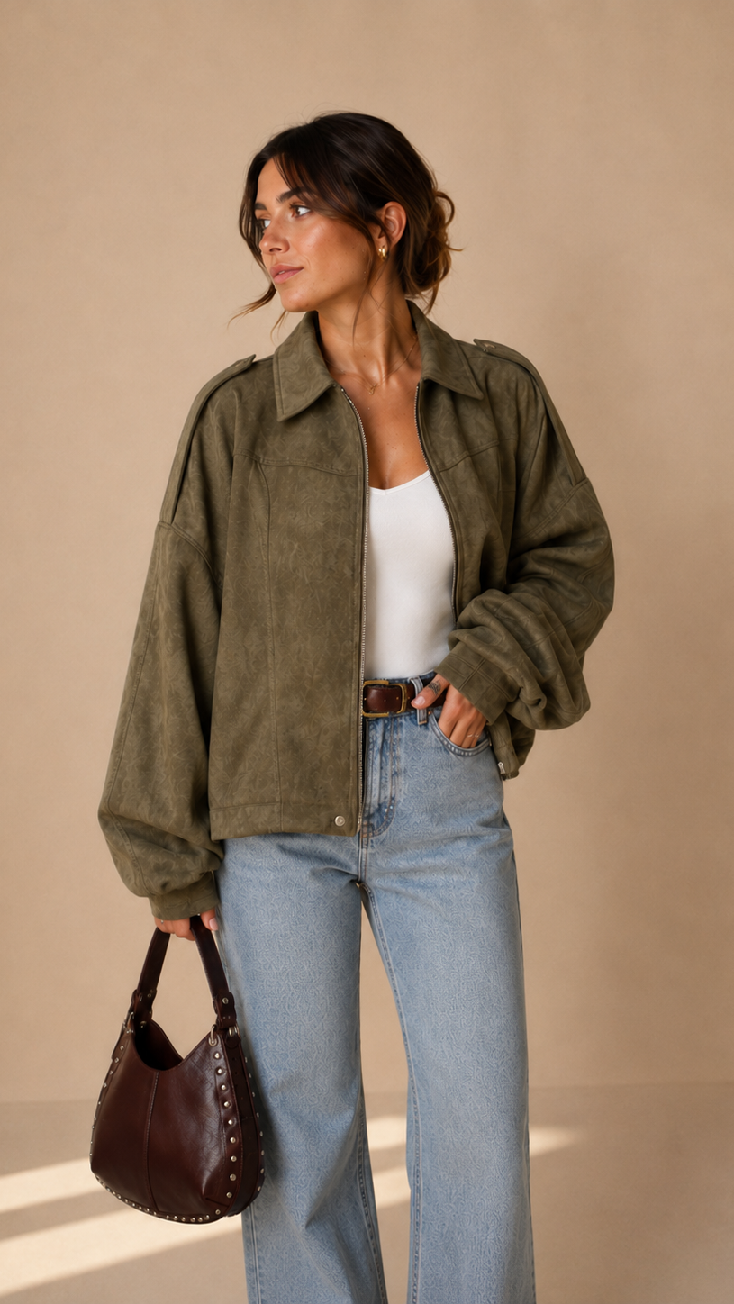 Laura | Chaqueta bomber oversize