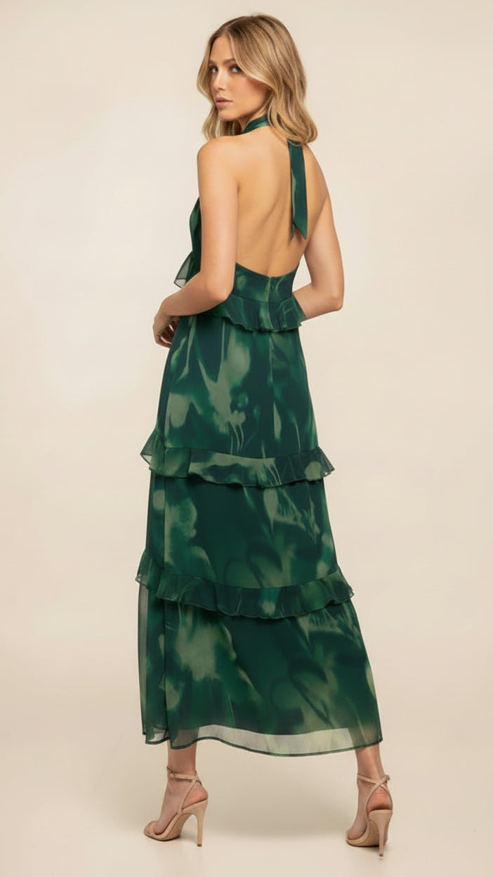 Roma | Vestido halter floral
